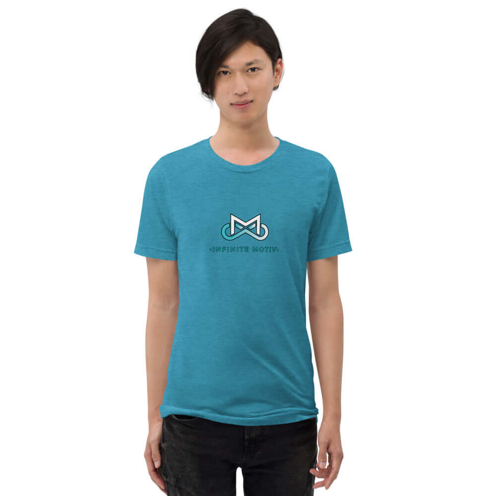 Men's Cervical Cancer Tri-blend Short sleeve t-shirt
