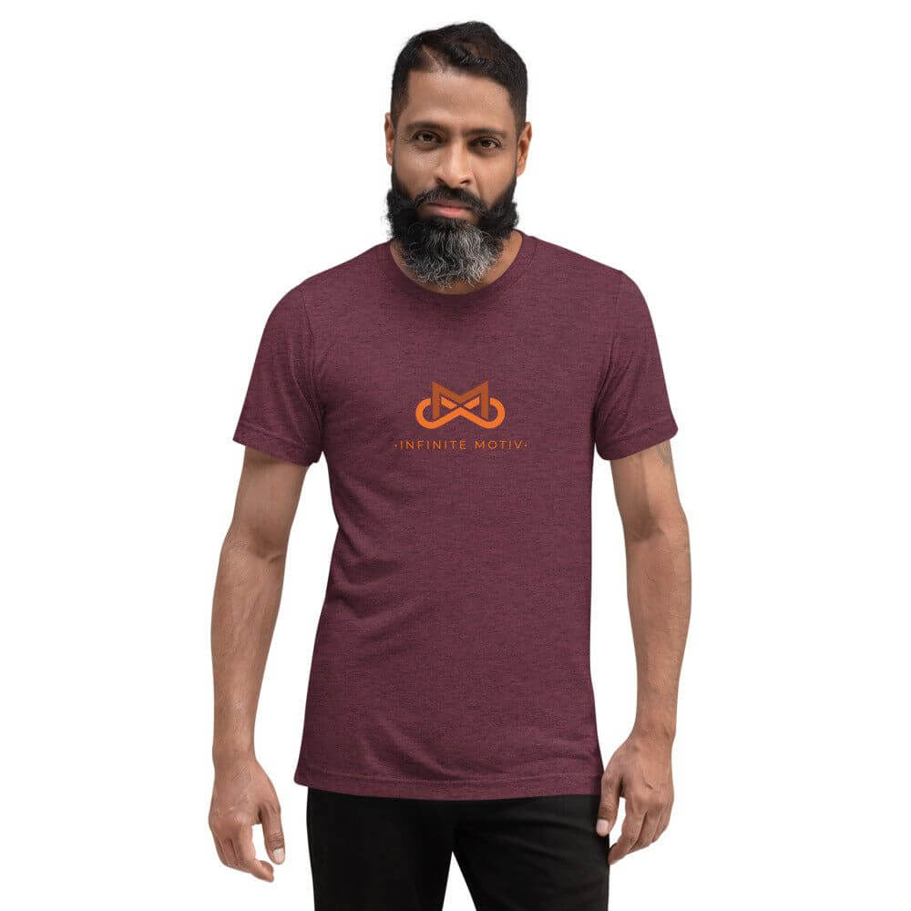 Men's Kidney Cancer Tri-blend Short sleeve t-shirt-Infinite Motiv Clothing-Kidney Cancer,Men,T-Shirts