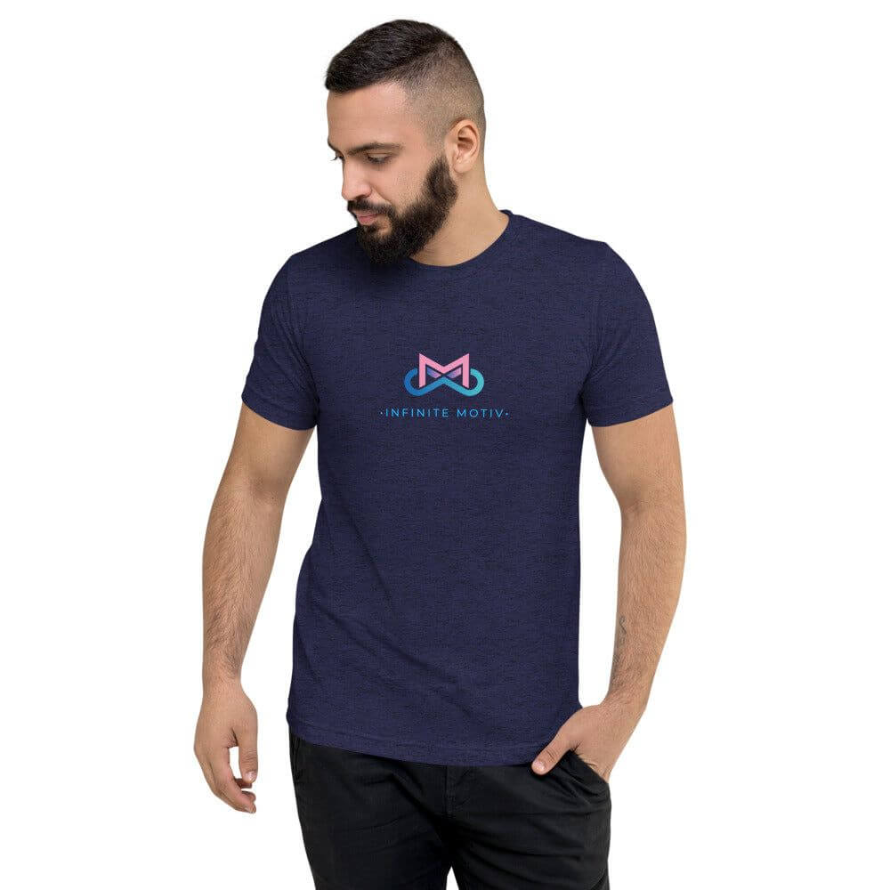 Men's Thyroid Cancer Tri-blend Short sleeve t-shirt-Infinite Motiv Clothing-Men,T-Shirts,Thyroid Cancer