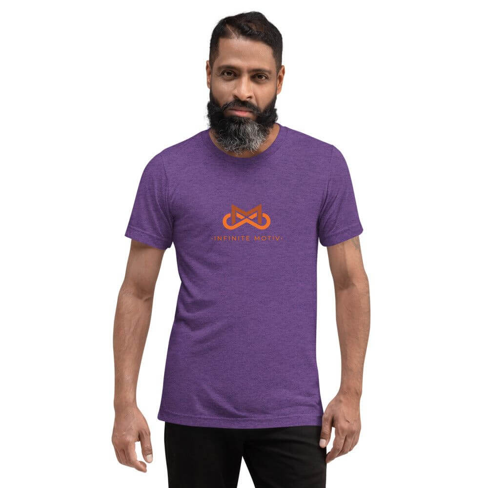 Men's Kidney Cancer Tri-blend Short sleeve t-shirt-Infinite Motiv Clothing-Kidney Cancer,Men,T-Shirts