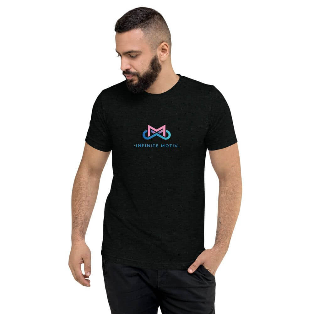 Men's Thyroid Cancer Tri-blend Short sleeve t-shirt-Infinite Motiv Clothing-Men,T-Shirts,Thyroid Cancer