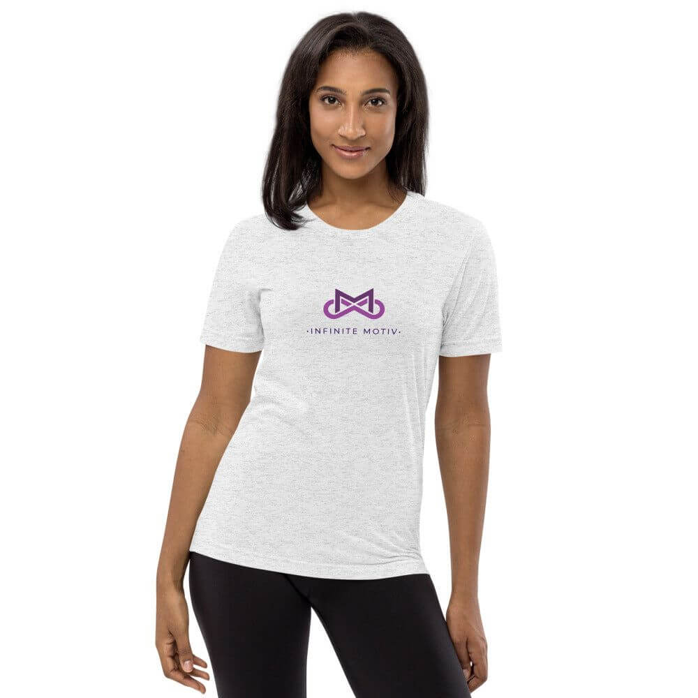 Women's Pancreatic Cancer Tri-blend Short sleeve t-shirt-Infinite Motiv Clothing-Pancreatic Cancer,T-Shirts,Women