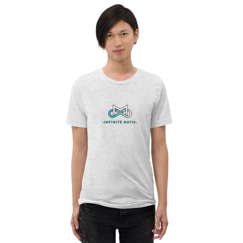 Men's Cervical Cancer Tri-blend Short sleeve t-shirt