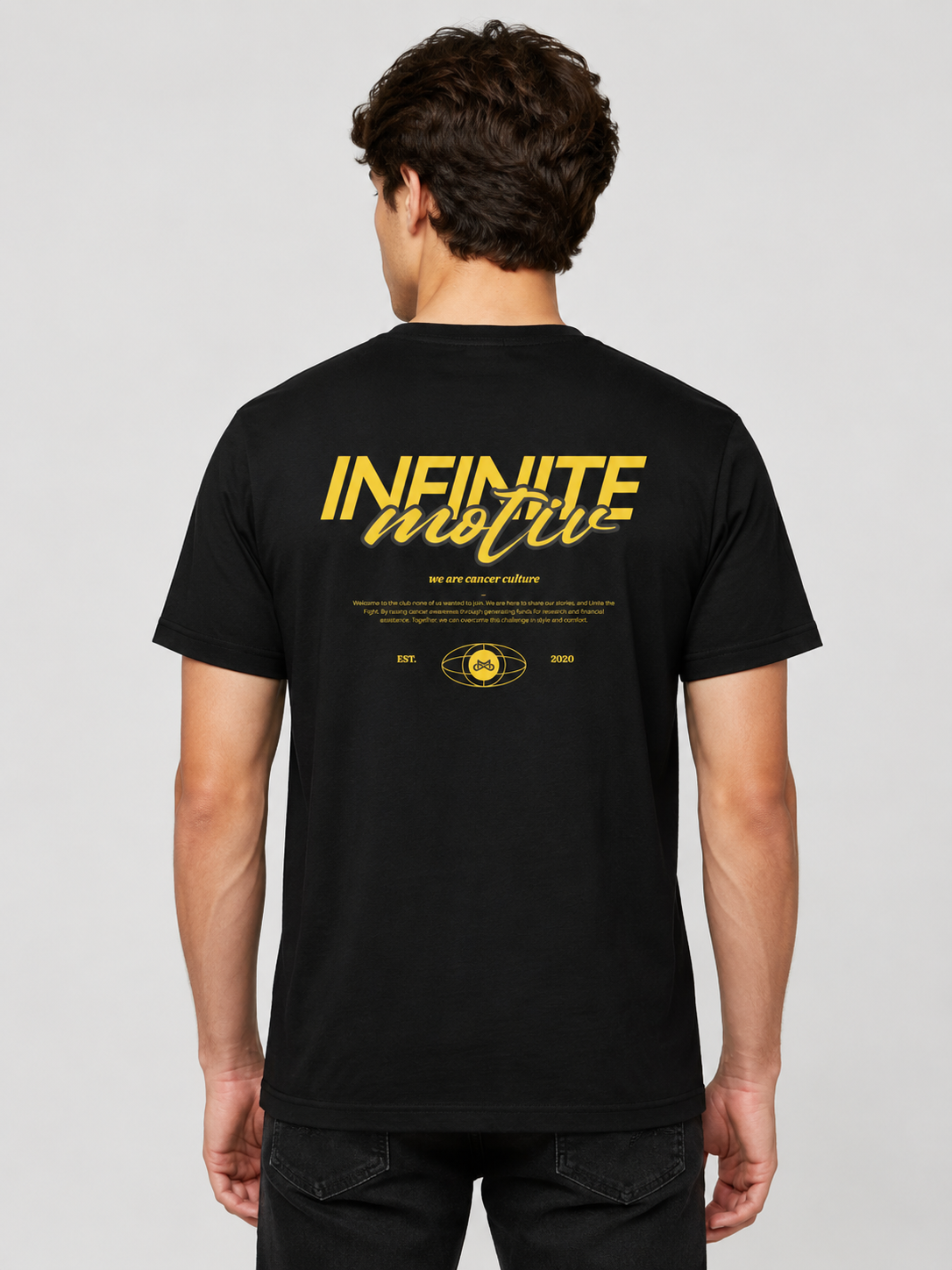 Unisex Childhood Cancer Script Motiv T-shirt