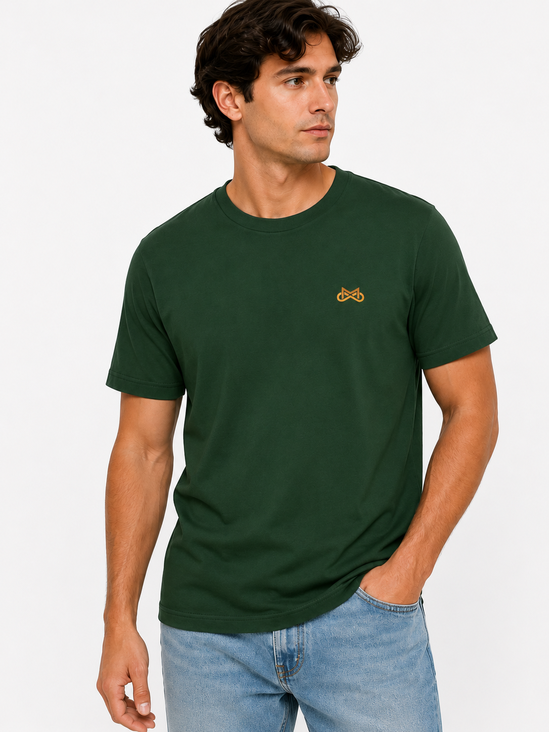 Unisex Leukemia Crest Embroidered T-shirt