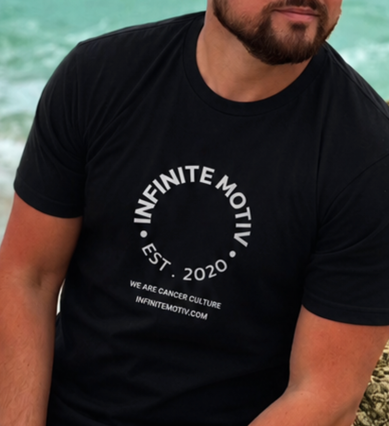 Full Circle CancerCulture® White Circle Unisex T-Shirt | Infinite Motiv