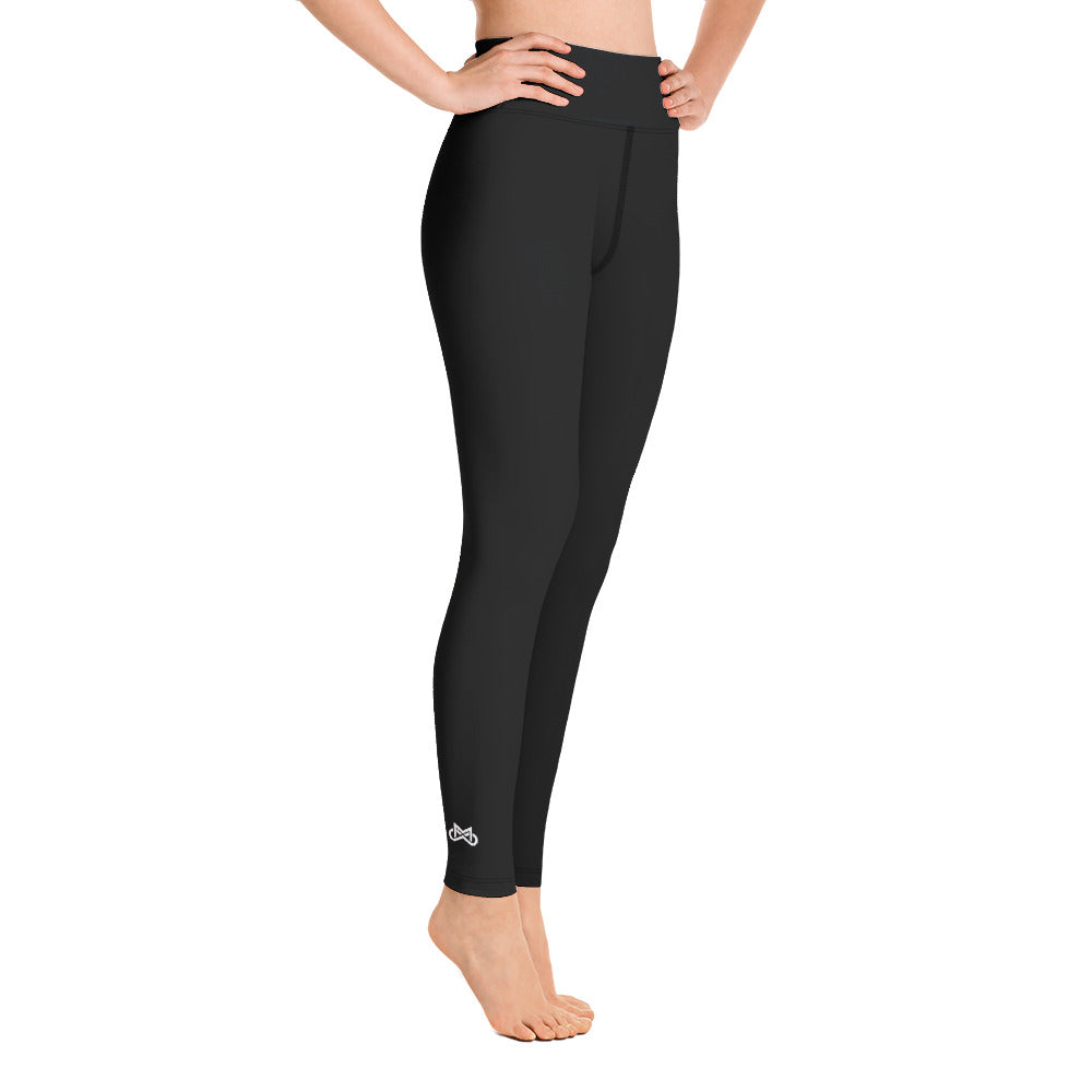 Empower Every Move: Infinite Motive - Cancer Awareness Yoga Leggings, gift for her. gift for him