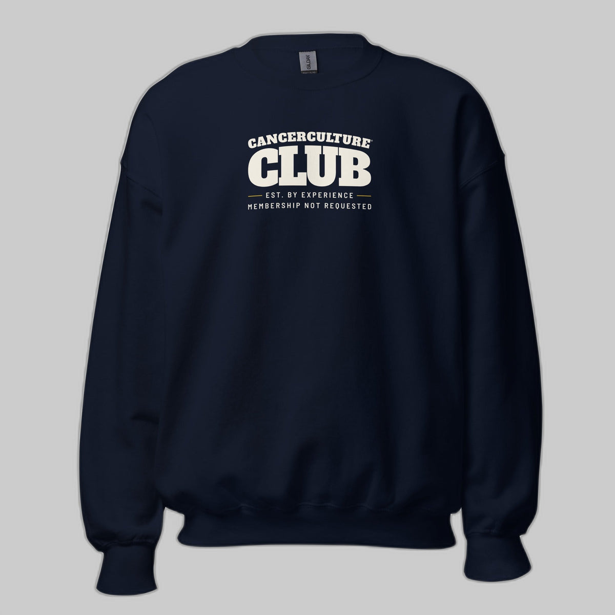 CancerCulture Club Sweatshirt, White Text | We See What You Carry