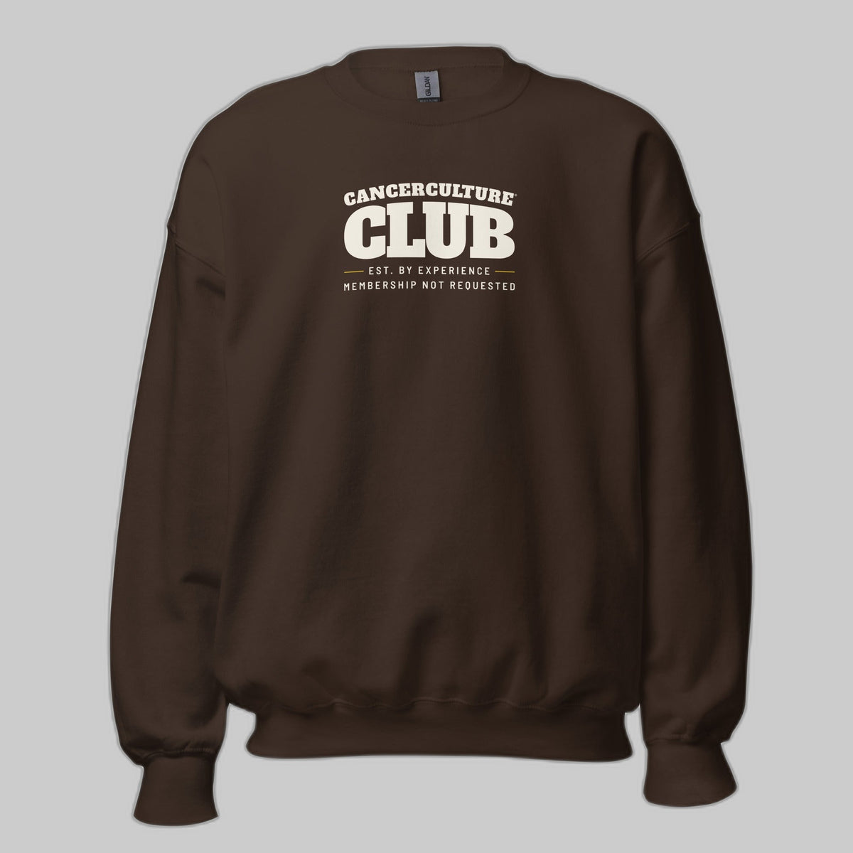 CancerCulture Club Sweatshirt, White Text | We See What You Carry
