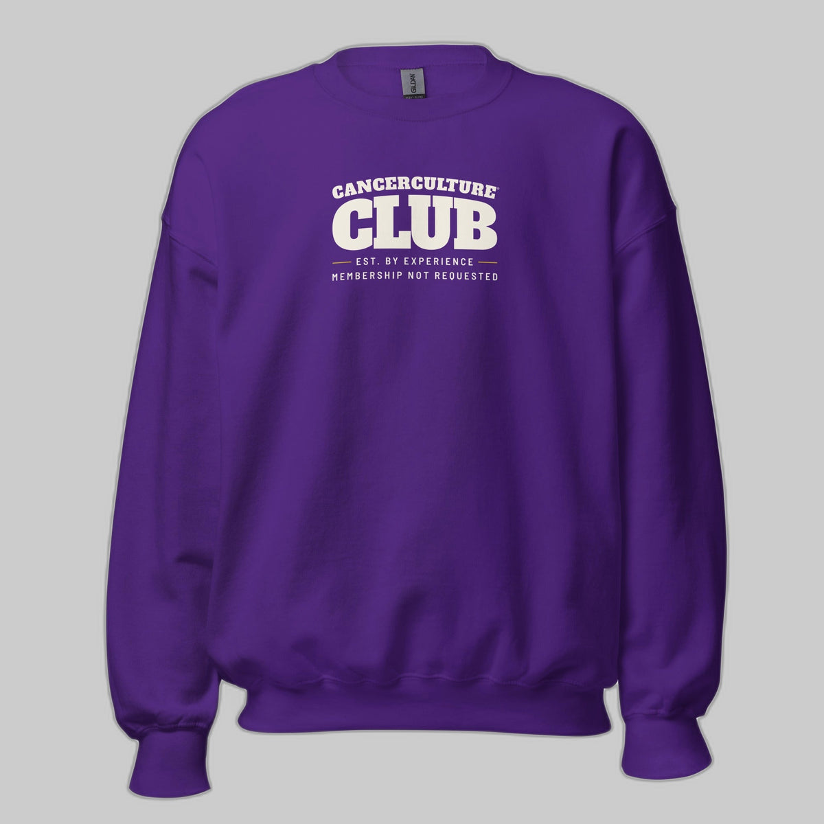 CancerCulture Club Sweatshirt, White Text | We See What You Carry
