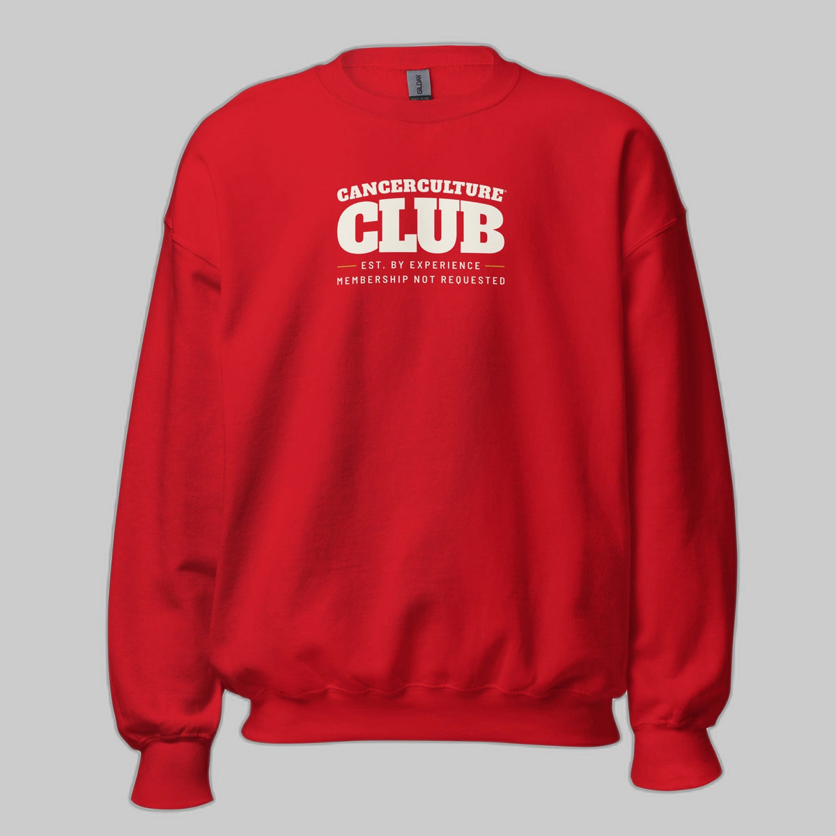 CancerCulture Club Sweatshirt, White Text | We See What You Carry