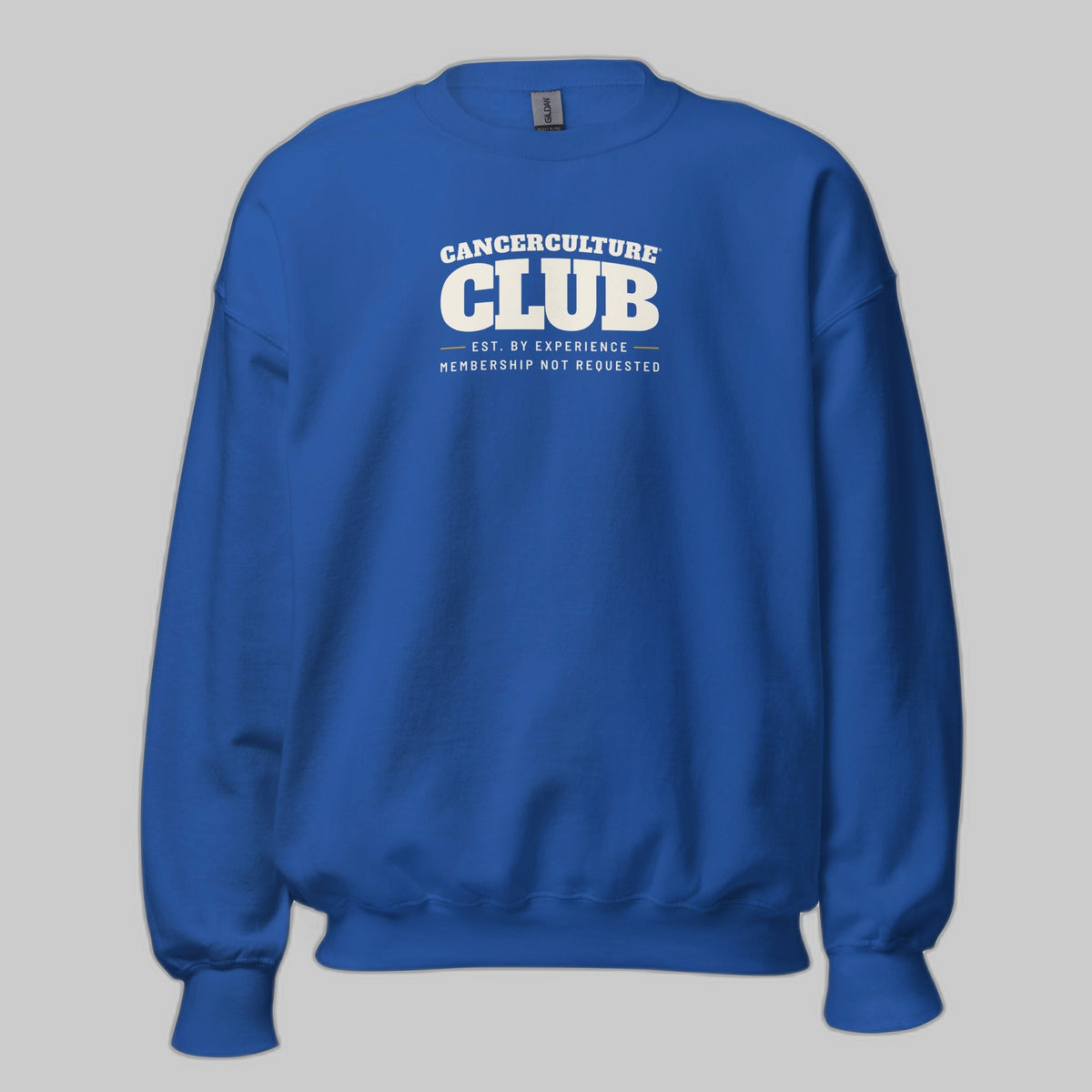 CancerCulture Club Sweatshirt, White Text | We See What You Carry