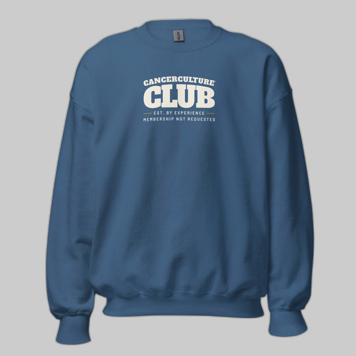 CancerCulture Club Sweatshirt, White Text | We See What You Carry
