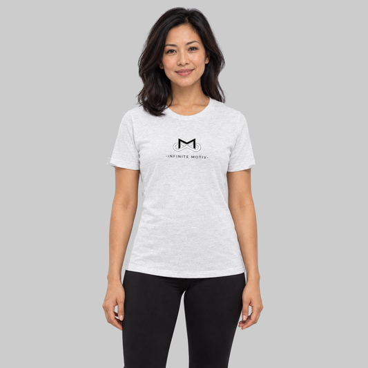 Women's Lung Cancer Tri-Blend Tee with Infinite Motiv logo on the front chest