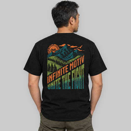 Adventure Motiv Embroidered Unisex T-Shirt