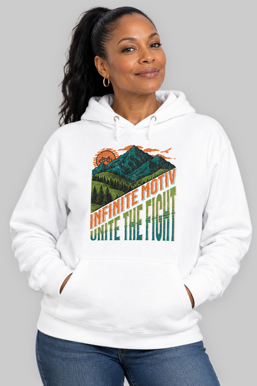 Adventure Motiv Unisex Hoodie