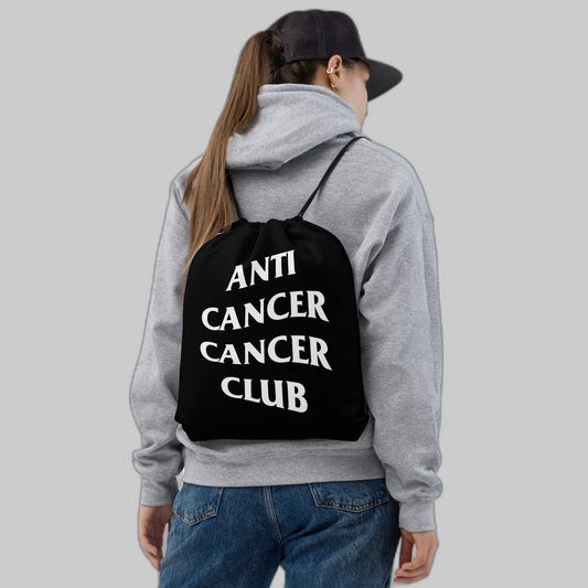 Strong Together: Anti-Cancer Drawstring Bag (Club Design) , Carry Hope, cancer awareness