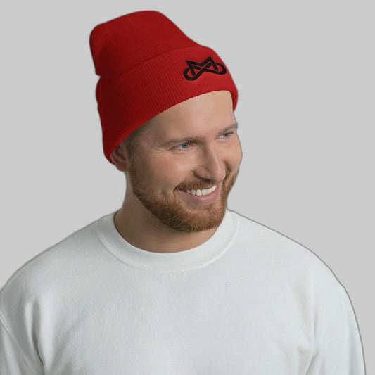 Infinite Motiv® Black Cuffed Beanie
