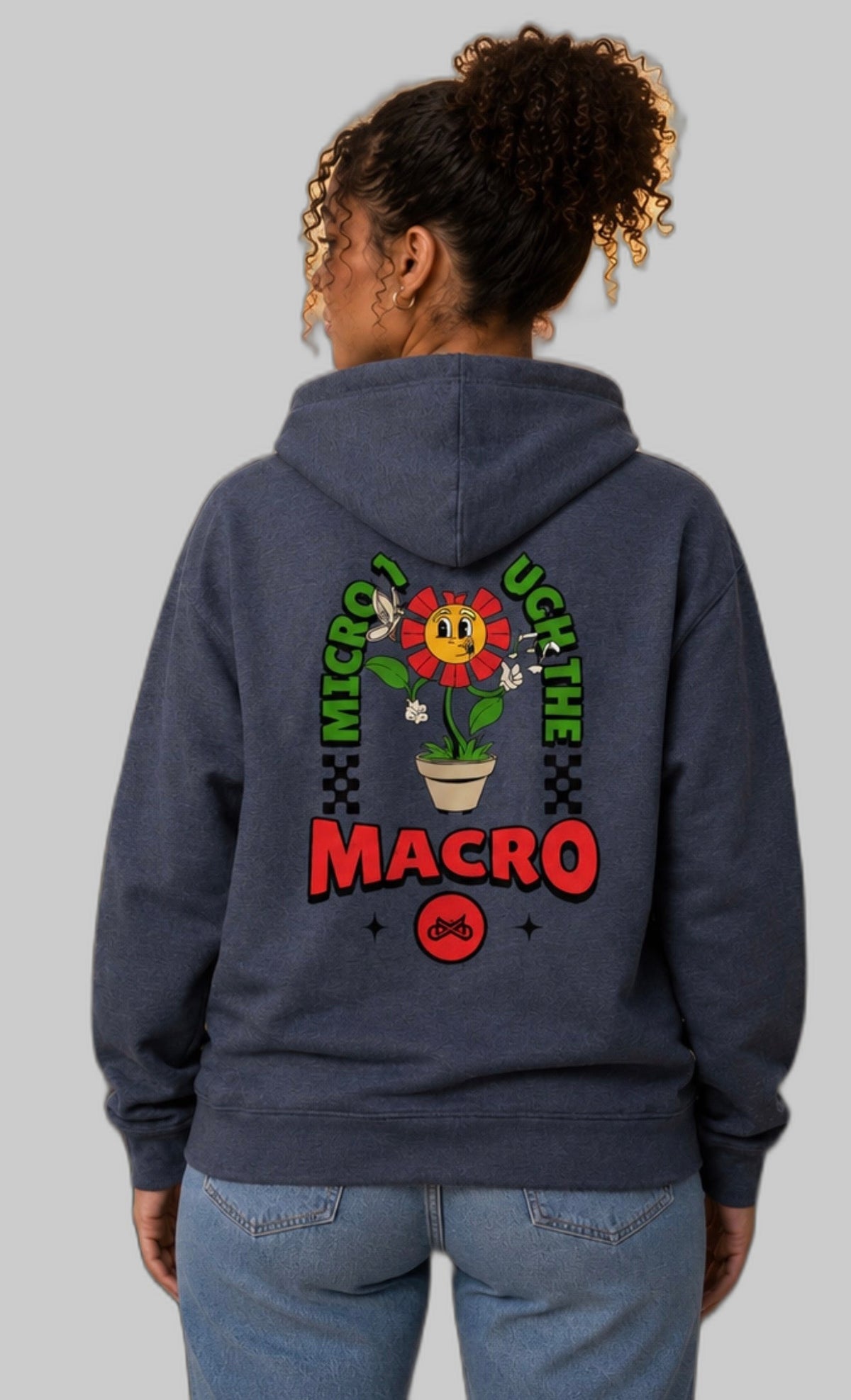 Flower Power Micro Through the Macro Hoodie