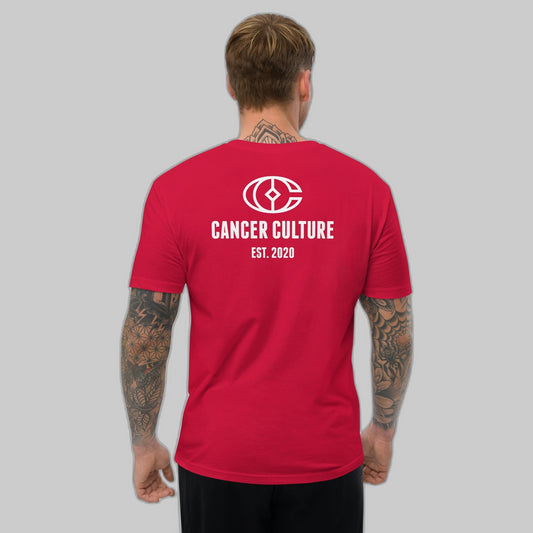 Standing Strong: Men's Cancer Awareness Black t-Shirt, cancer survivor