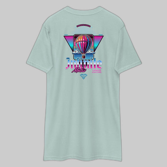 Men’s Prostate Cancer Hot Air Embroidered premium heavyweight tee