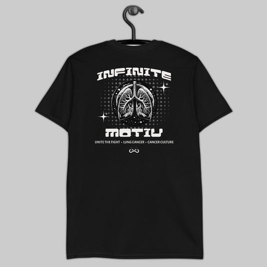 Lung Cancer Space Embroidered Unisex T-Shirt