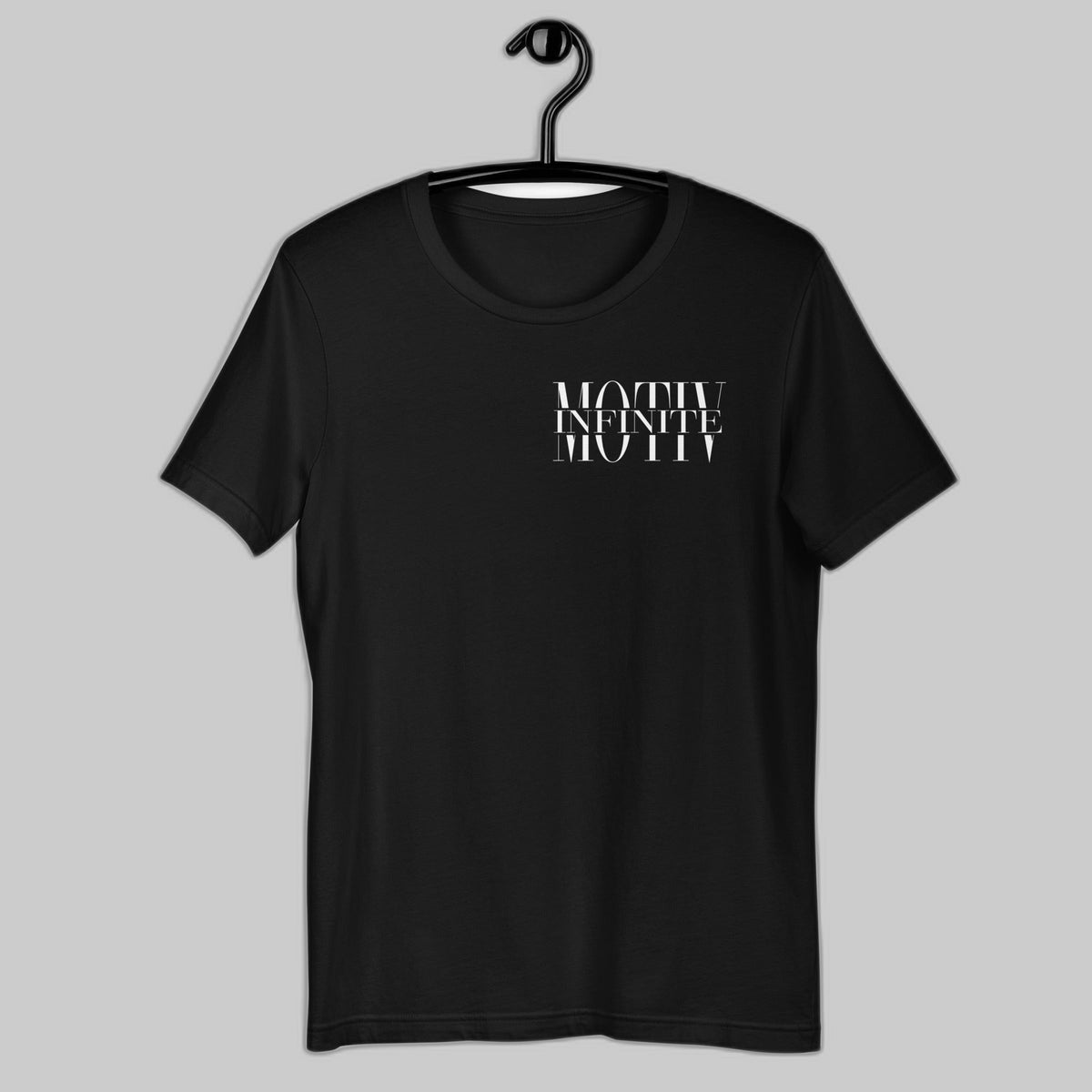 Stacked Motiv White Ink Unisex T-Shirt