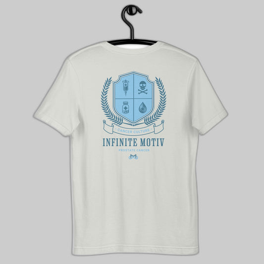 Unisex Prostate Cancer Crest Embroidered t-shirt
