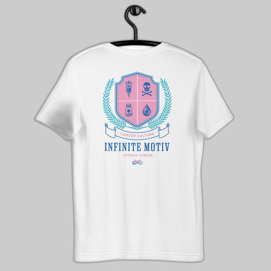 Unisex Thyroid Cancer Crest Embroidered t-shirt