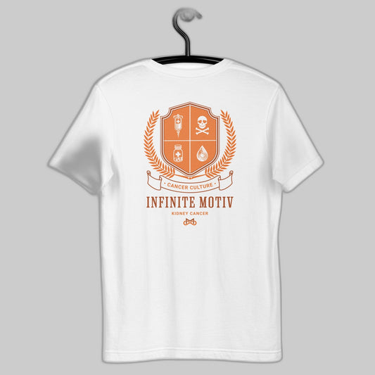 Unisex Kidney Cancer Crest Embroidered t-shirt