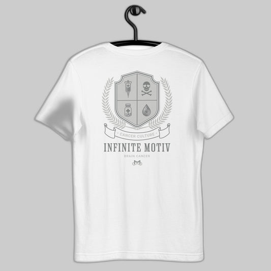 Unisex Brain Cancer Crest Embroidered t-shirt