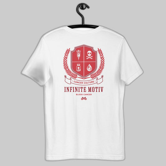 Unisex Blood Cancer Crest Embroidered t-shirt