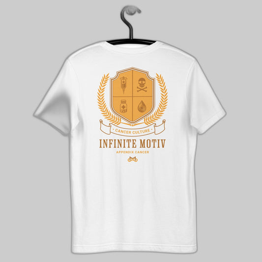 Unisex Appendix Cancer Crest Embroidered t-shirt