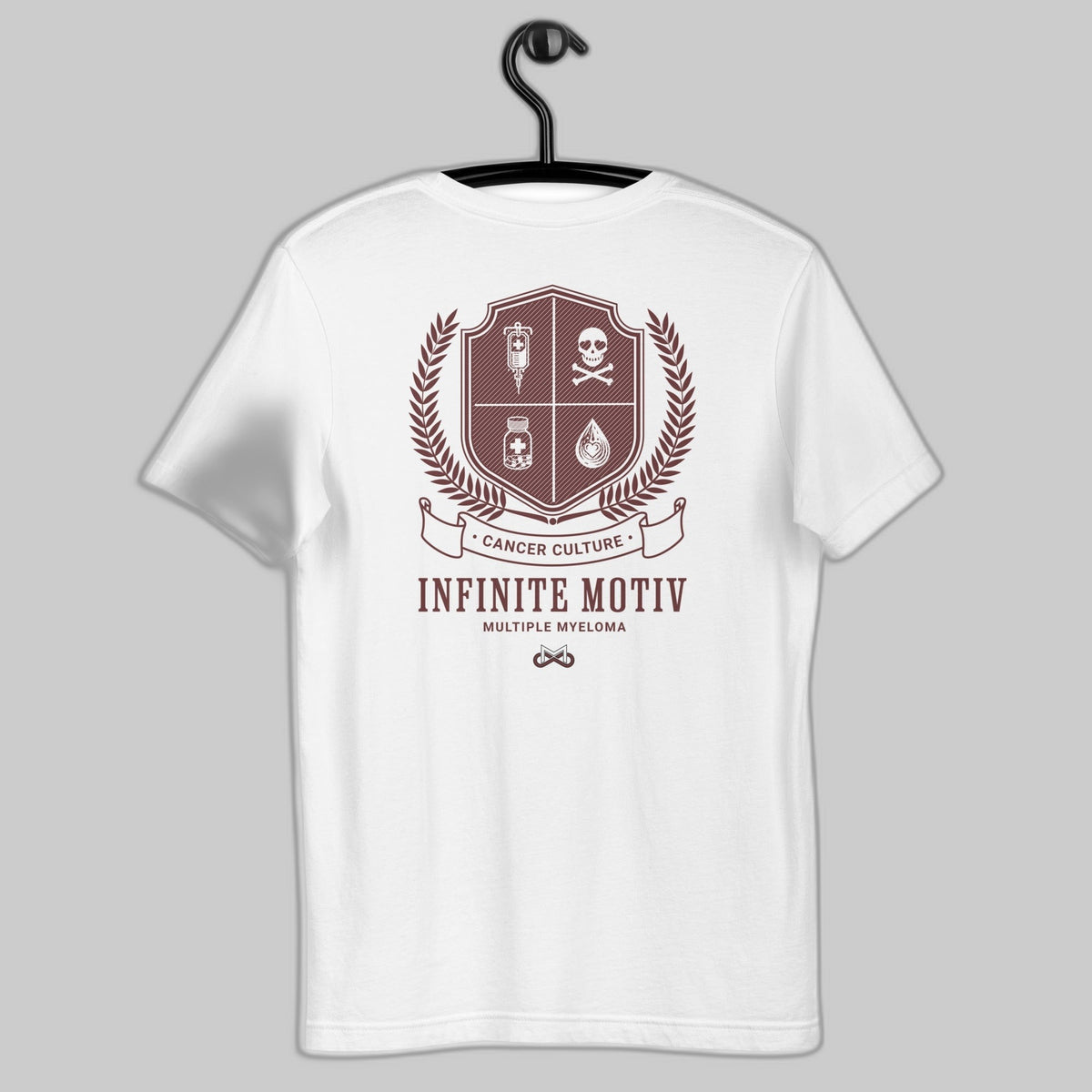 Unisex Multiple Myeloma Crest Embroidered t-shirt