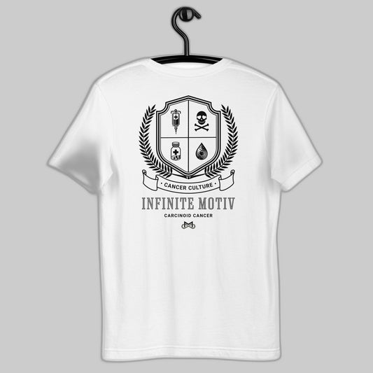 Unisex Carcinoid Cancer Crest Embroidered t-shirt