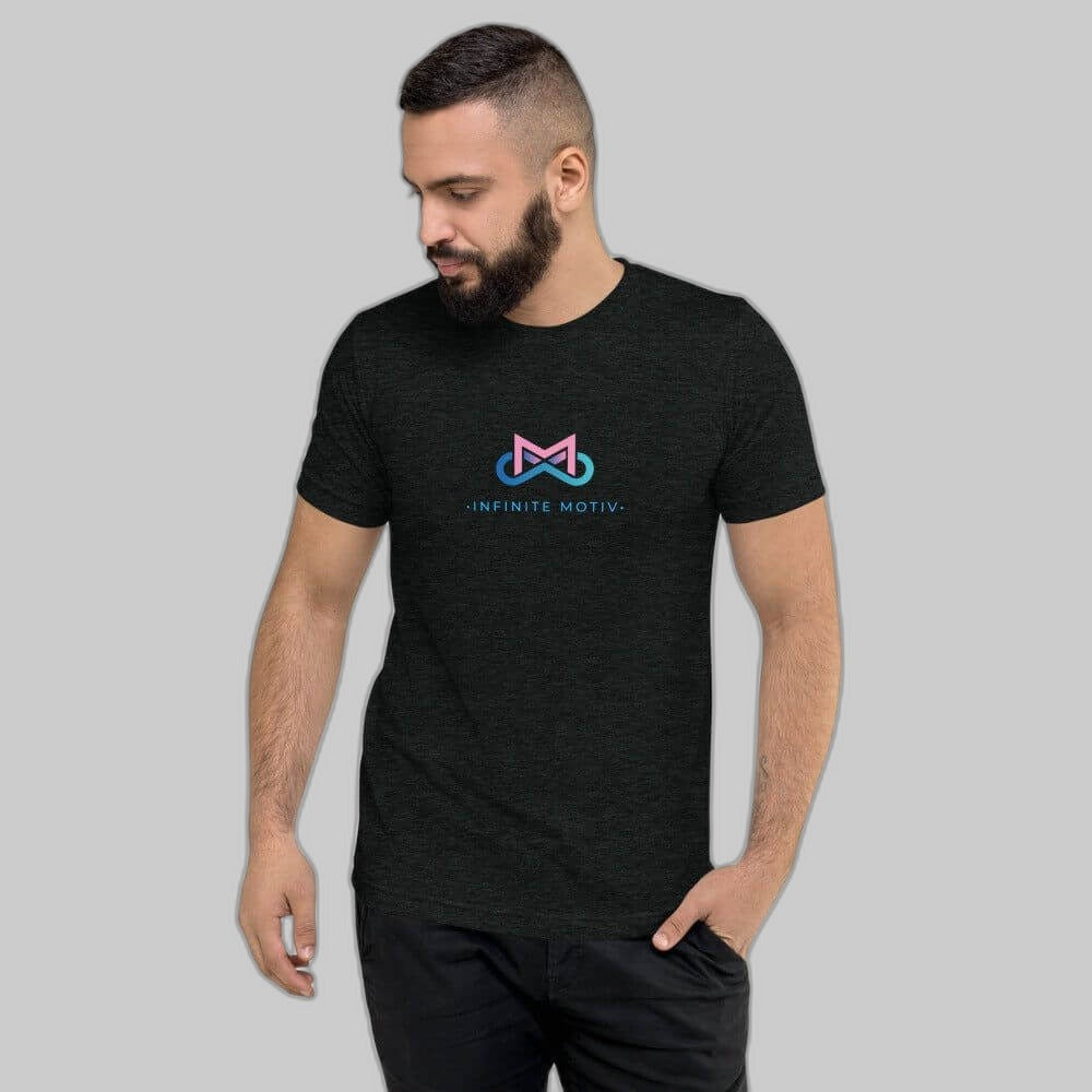 Men's Thyroid Cancer Tri-blend Short sleeve t-shirt-Infinite Motiv Clothing-Men,T-Shirts,Thyroid Cancer
