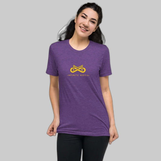 Women's Childhood Cancer Tri-Blend Tee | Infinite Motiv®