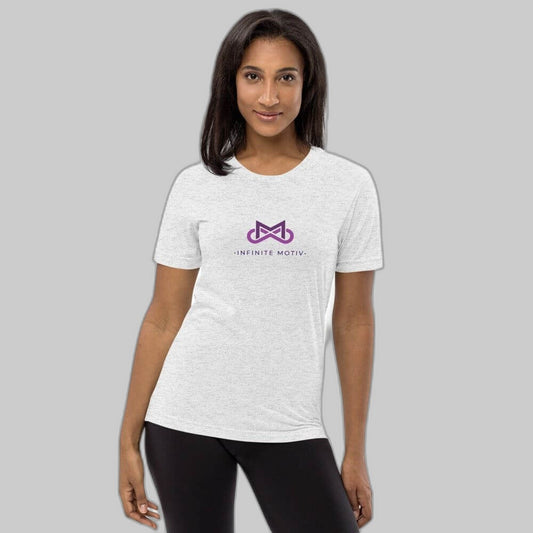Women's Pancreatic Cancer Tri-blend Short sleeve t-shirt-Infinite Motiv Clothing-Pancreatic Cancer,T-Shirts,Women