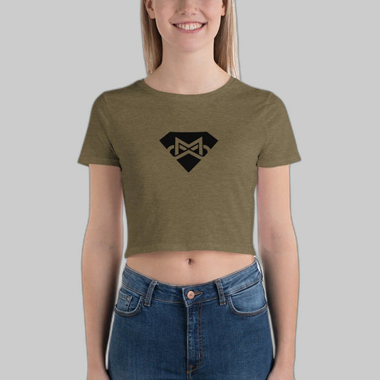 Cancer Hero Women's Crop Tee: Empowering Survivors & Fighters, Gift, Survival, Positivity