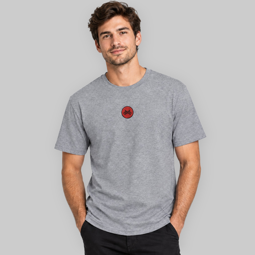 Men's Flower Power Embroidered Tee