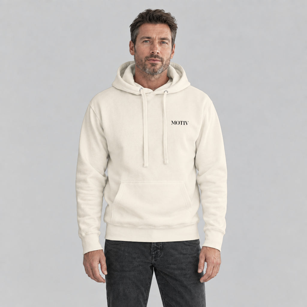 Stacked Motiv CancerCulture® Hoodie | Black Text