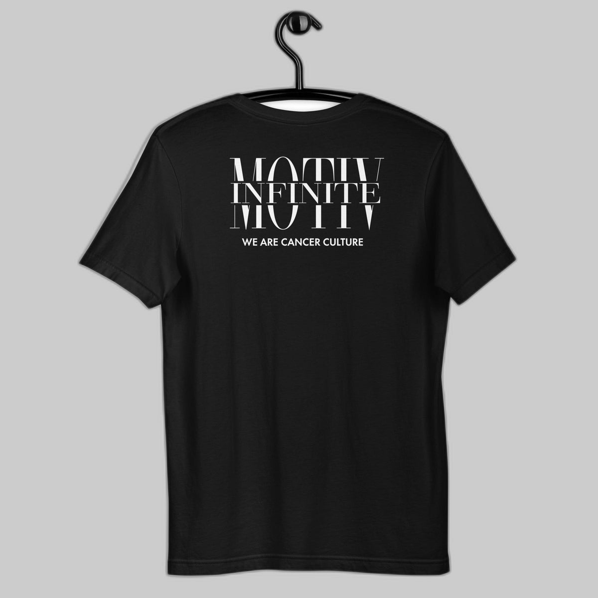 Stacked Motiv White Ink Unisex T-Shirt
