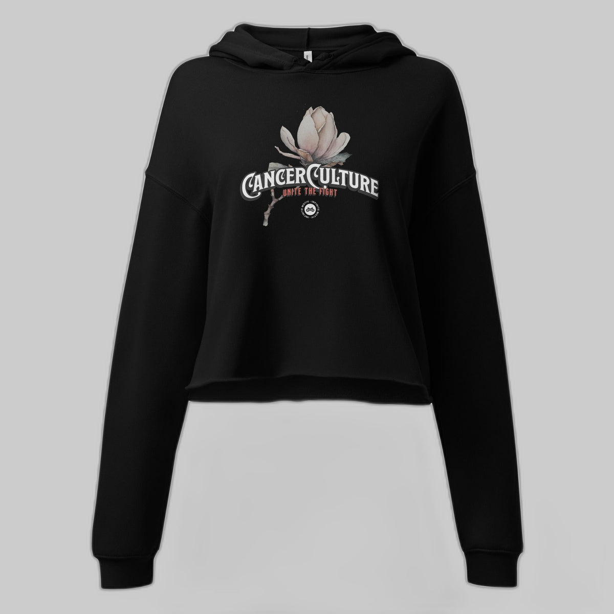 CancerCulture® Bloom Women's Crop Hoodie