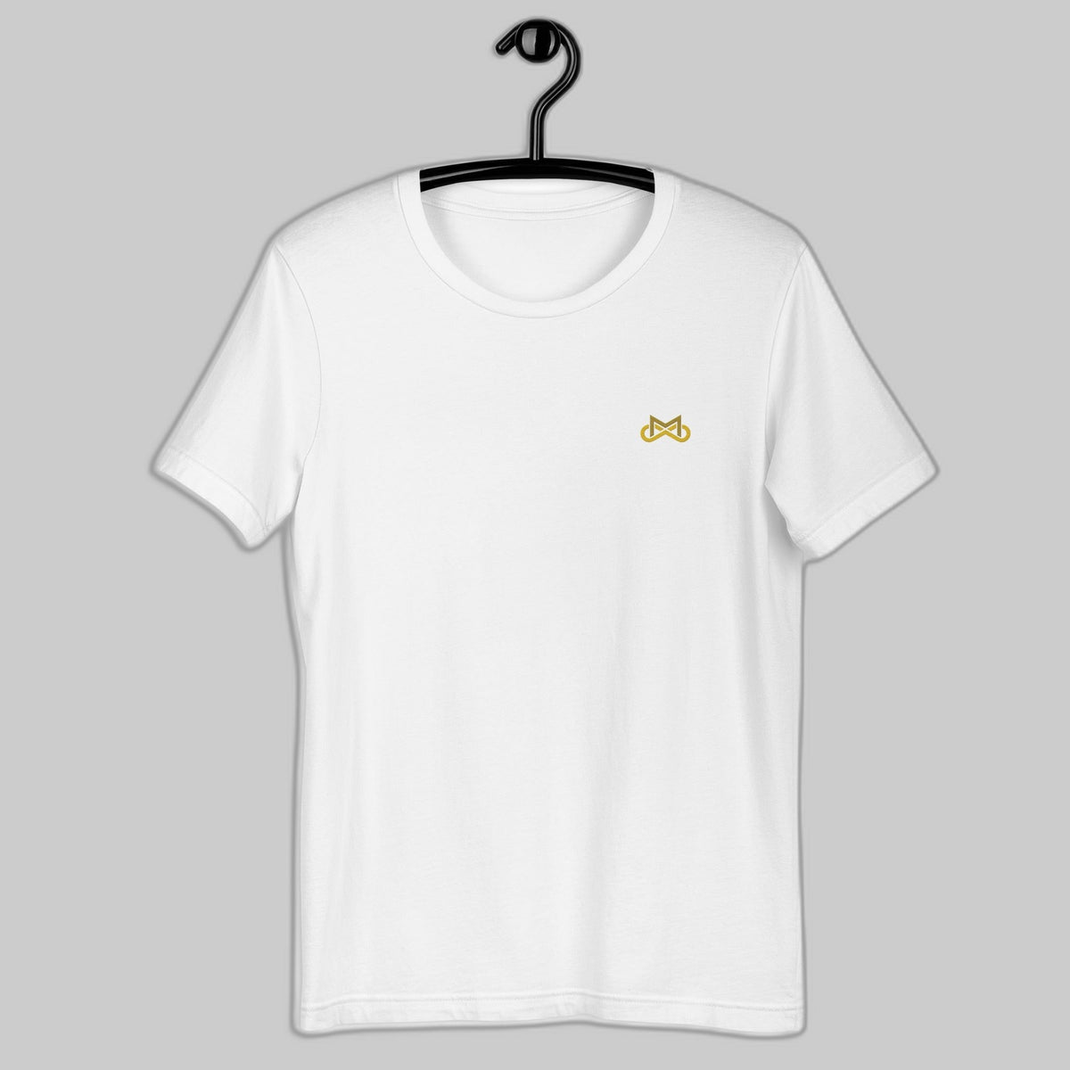 Unisex Childhood Cancer Crest Embroidered T-Shirt by Infinite Motiv