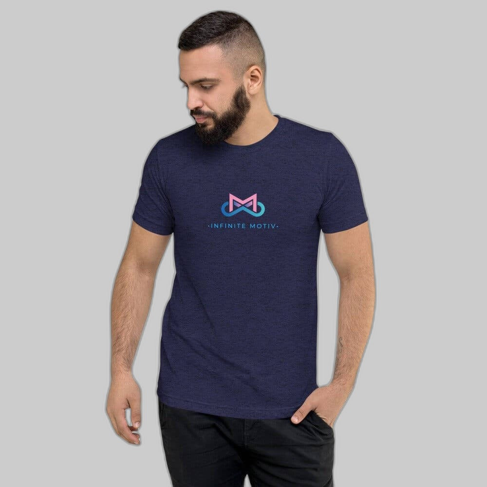 Men's Thyroid Cancer Tri-blend Short sleeve t-shirt-Infinite Motiv Clothing-Men,T-Shirts,Thyroid Cancer