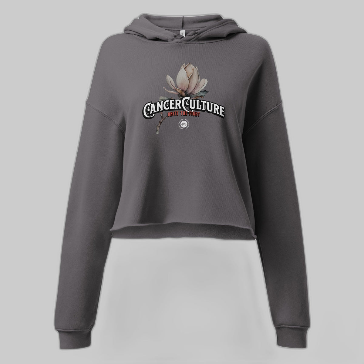 CancerCulture® Bloom Women's Crop Hoodie