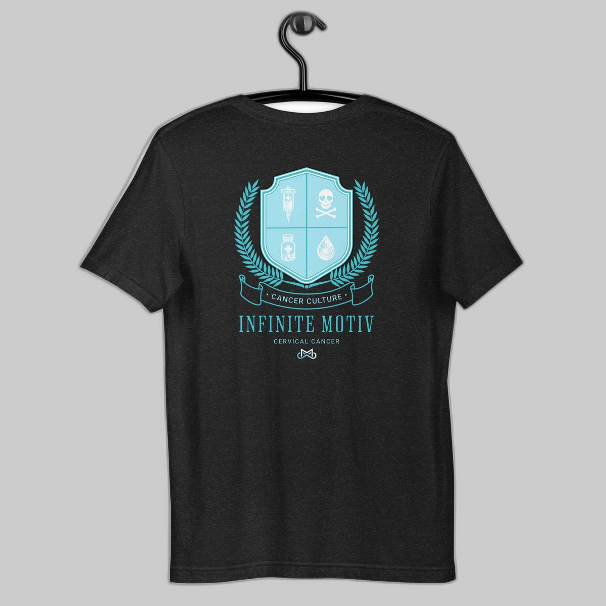 Unisex Cervical Cancer Crest Embroidered t-shirt