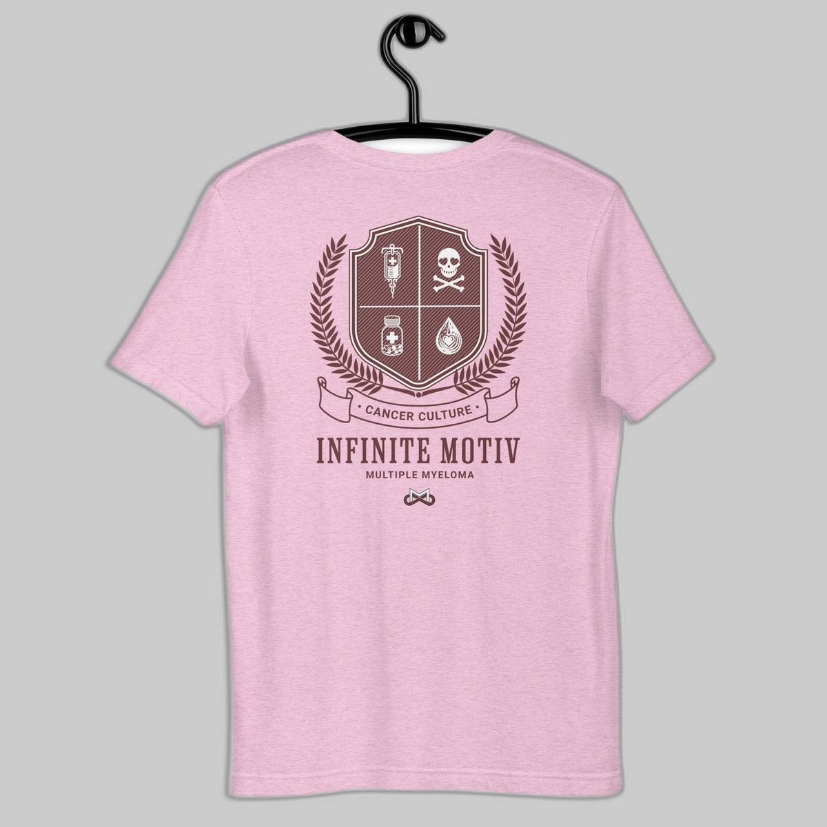 Unisex Multiple Myeloma Crest Embroidered t-shirt