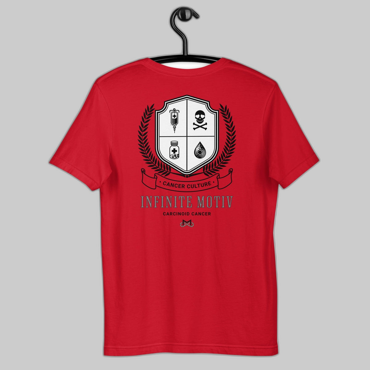Unisex Carcinoid Cancer Crest Embroidered t-shirt