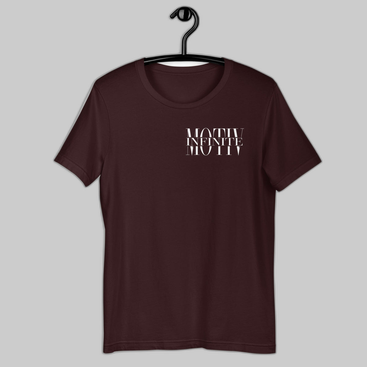 Stacked Motiv White Ink Unisex T-Shirt